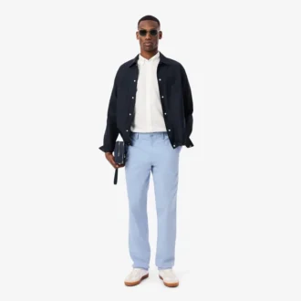Pantalones chinos de algodón de corte regular