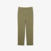 Pantalones chinos de algodón de corte regular