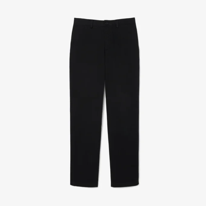 Pantalones chinos de algodón de corte regular