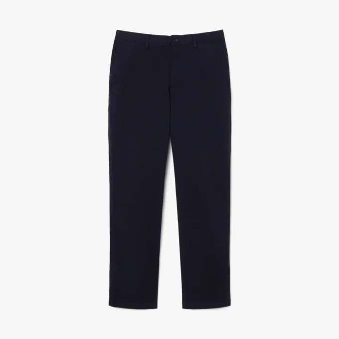 Pantalones chinos de algodón de corte regular