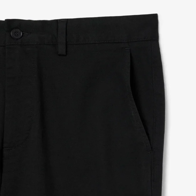 Pantalones chinos de algodón de corte regular