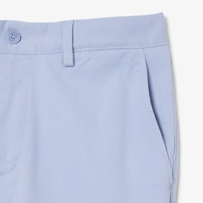 Pantalones chinos de algodón de corte regular