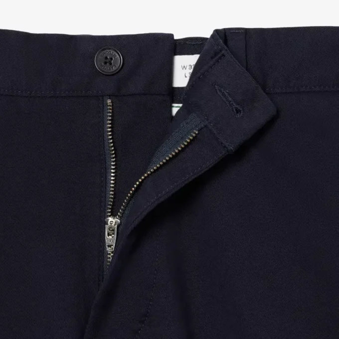 Pantalones chinos de algodón de corte regular