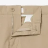 Pantalones chinos de algodón de corte regular