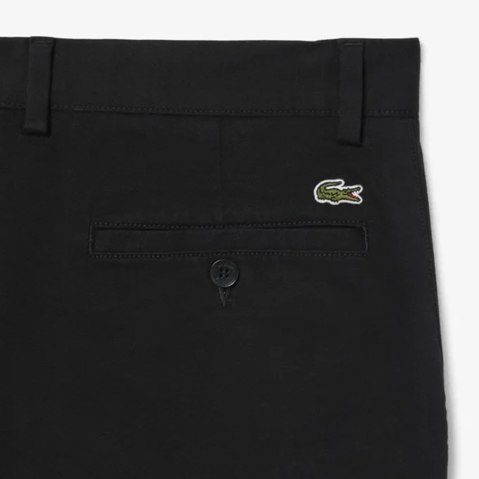 Pantalones chinos de algodón de corte regular