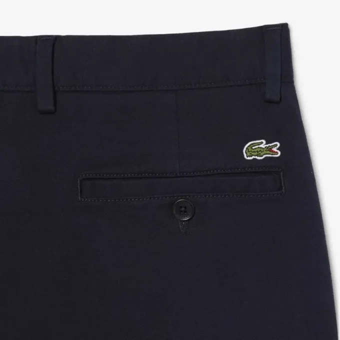 Pantalones chinos de algodón de corte regular