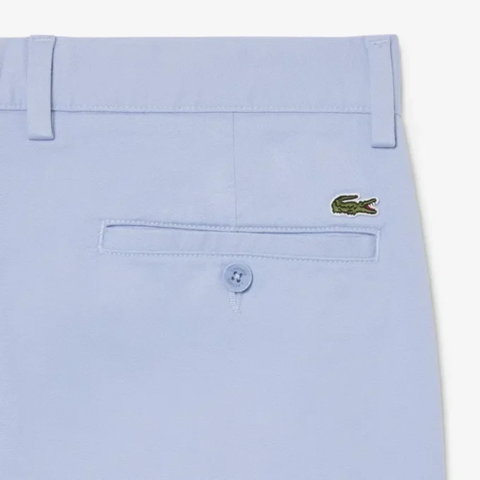 Pantalones chinos de algodón de corte regular