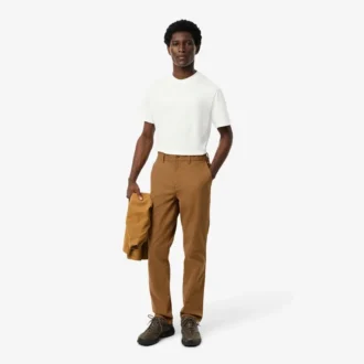 Pantalones chinos de algodón de corte regular para hombre