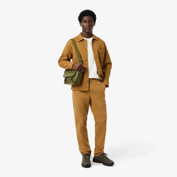 Pantalones chinos de algodón de corte regular para hombre