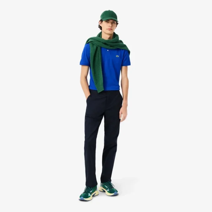 Pantalones chinos de algodón de corte regular para hombre