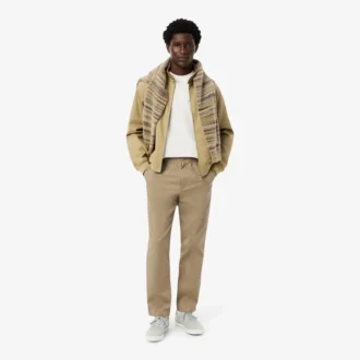 Pantalones chinos de algodón de corte regular para hombre