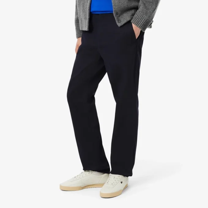 Pantalones chinos de algodón de corte regular para hombre