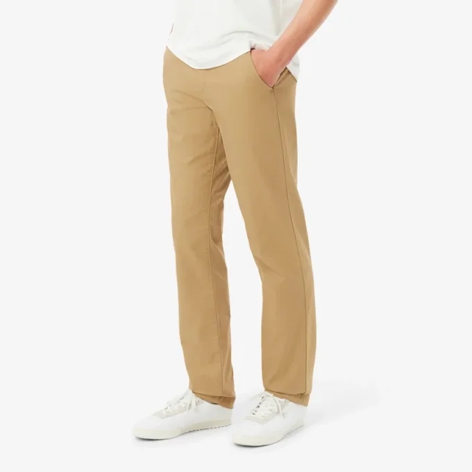 Pantalones chinos de algodón de corte regular para hombre