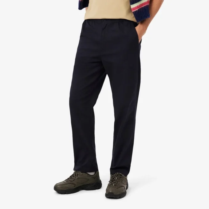 Pantalones chinos de algodón de corte regular para hombre