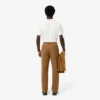 Pantalones chinos de algodón de corte regular para hombre