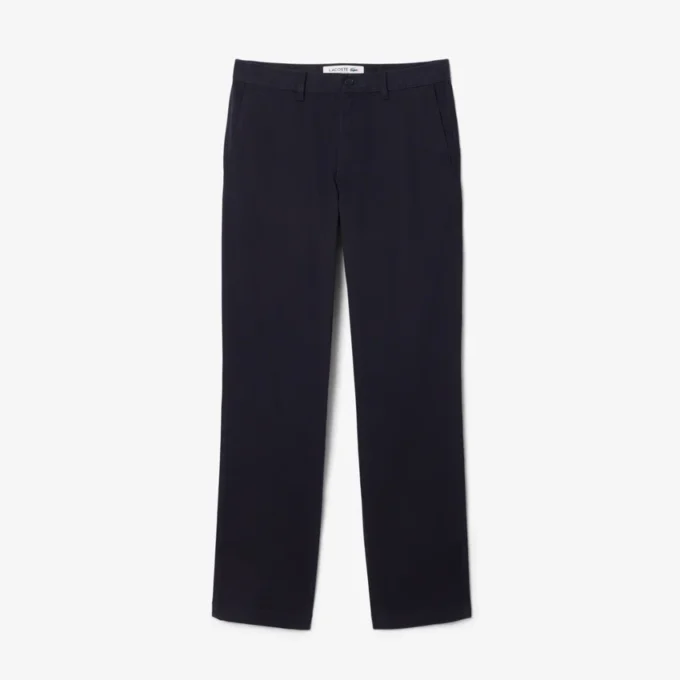 Pantalones chinos de algodón de corte regular para hombre
