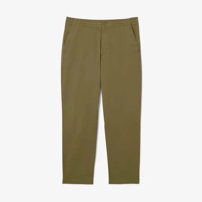 Pantalones chinos de algodón de corte regular para hombre