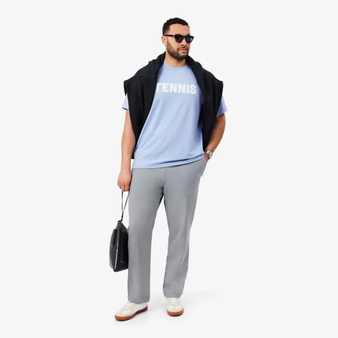 Pantalones chinos de franela de lana de corte regular para hombre