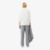 Pantalones chinos de franela de lana de corte regular para hombre