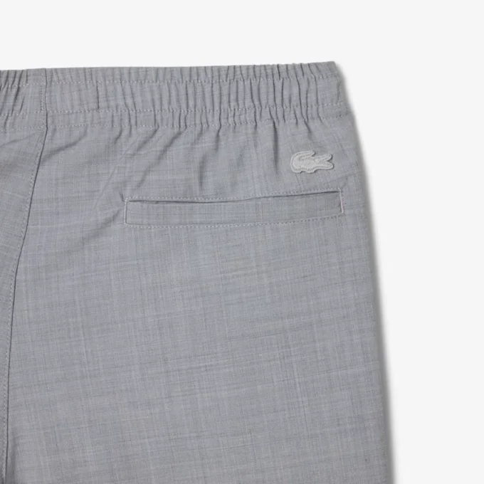 Pantalones chinos de franela de lana de corte regular para hombre