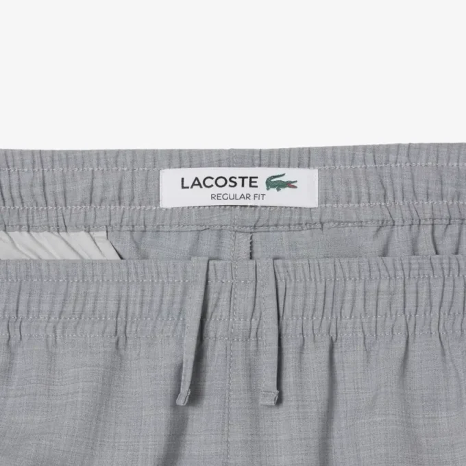 Pantalones chinos de franela de lana de corte regular para hombre