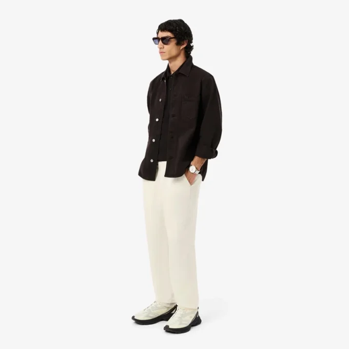 Pantalones chinos de lino de corte regular