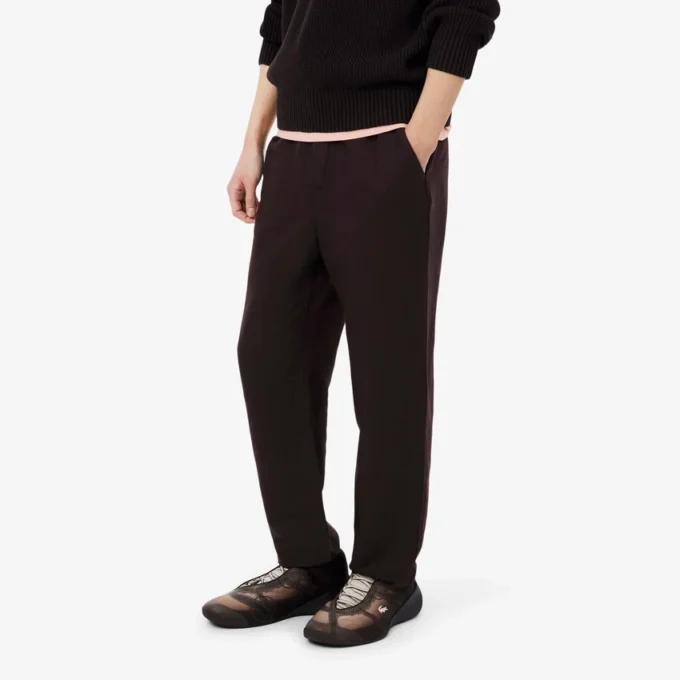 Pantalones chinos de lino de corte regular