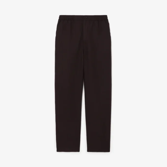 Pantalones chinos de lino de corte regular