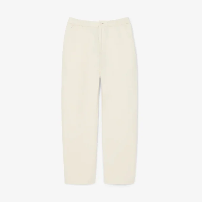 Pantalones chinos de lino de corte regular