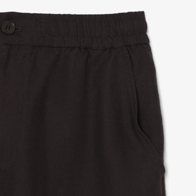 Pantalones chinos de lino de corte regular