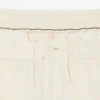 Pantalones chinos de lino de corte regular