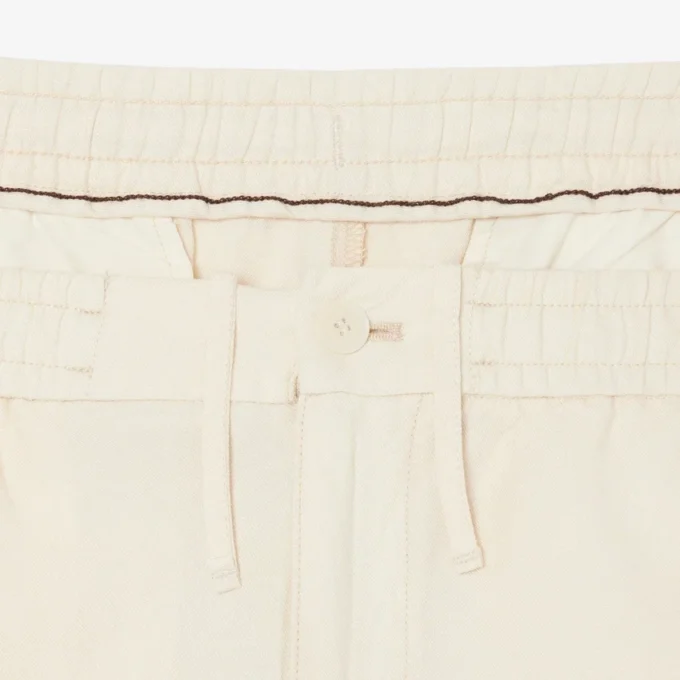 Pantalones chinos de lino de corte regular