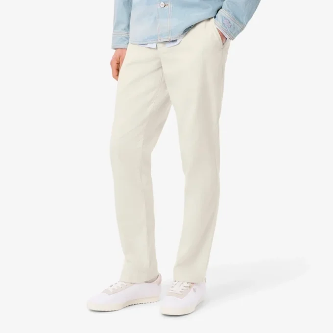 Pantalones chinos de pana de corte regular para hombre