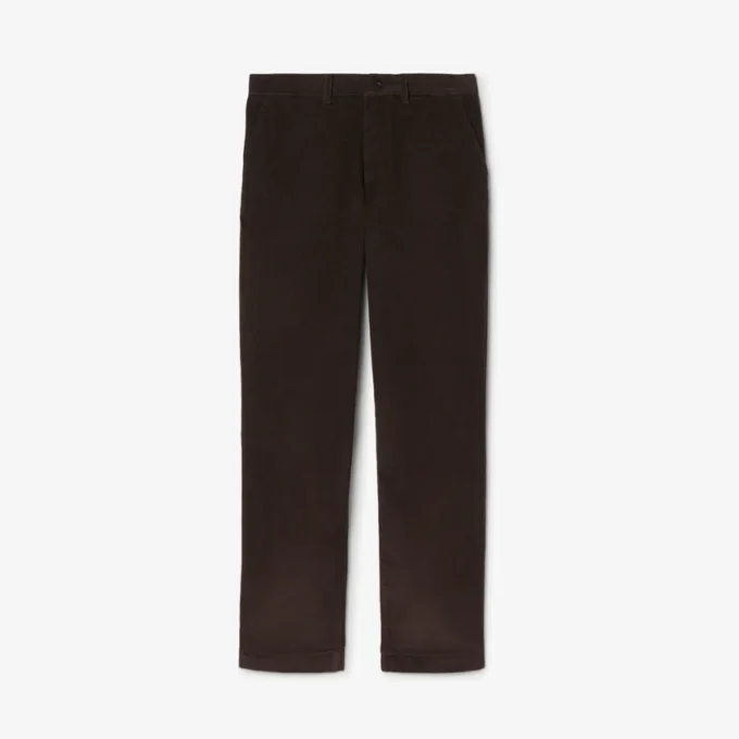 Pantalones chinos de pana de corte regular para hombre