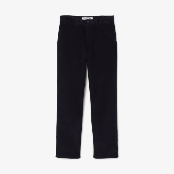 Pantalones chinos de pana de corte regular para hombre