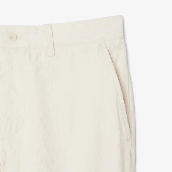 Pantalones chinos de pana de corte regular para hombre