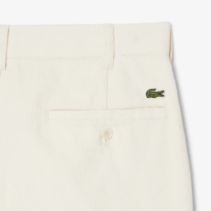 Pantalones chinos de pana de corte regular para hombre