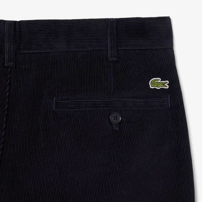 Pantalones chinos de pana de corte regular para hombre