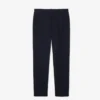 Pantalones chinos de sarga de algodón de corte regular