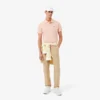 Pantalones chinos de sarga de algodón de corte regular