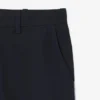 Pantalones chinos de sarga de algodón de corte regular