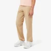 Pantalones chinos de sarga de algodón de corte regular