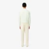 Pantalones chinos de sarga de algodón de corte regular
