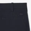 Pantalones chinos de sarga de algodón de corte regular