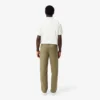 Pantalones chinos de sarga de algodón de corte regular