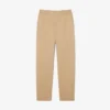 Pantalones chinos de sarga de algodón de corte regular