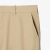 Pantalones chinos de sarga de algodón de corte regular
