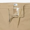 Pantalones chinos de sarga de algodón de corte regular
