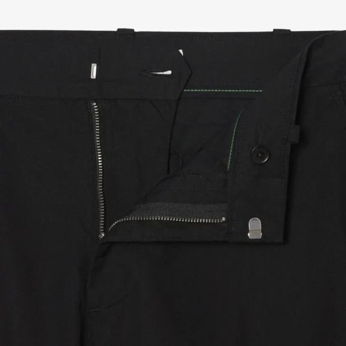 Pantalones chinos de sarga de algodón de corte regular