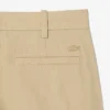 Pantalones chinos de sarga de algodón de corte regular